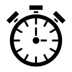 Timer Glyph Icon Design