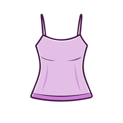 camisole vector icon, clothing vector illustration - simple illustration of camisole perfect for logos, and clothing-themed designs.