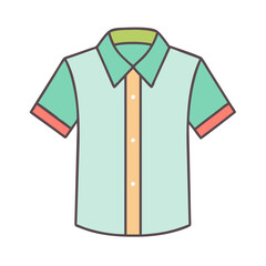 chemise vector icon, clothing vector illustration - simple illustration of chemise perfect for logos, and clothing-themed designs.