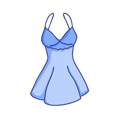 halter dress vector icon, clothing vector illustration - simple illustration of halter dress perfect for logos, and clothing-themed designs.