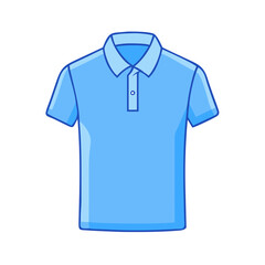 polo shirt vector icon, clothing vector illustration - simple illustration of polo shirt perfect for logos, and clothing-themed designs.