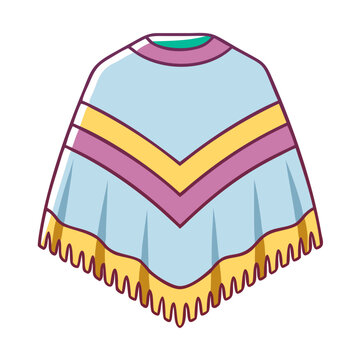 recommend clip art: poncho vector icon, clothing vector illustration - simple illustration of poncho perfect for logos, and clothing-themed designs.