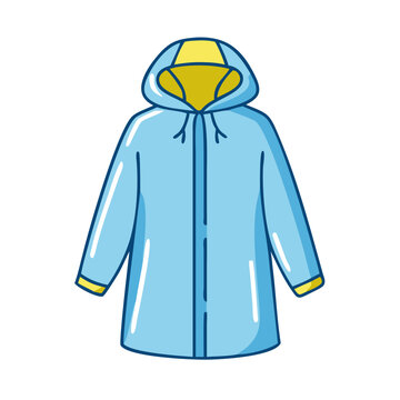 recommend clip art: raincoat vector icon, clothing vector illustration - simple illustration of raincoat perfect for logos, and clothing-themed designs.