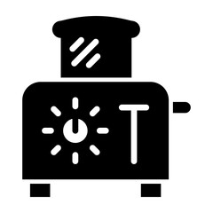 Toaster Glyph Icon Design