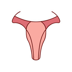 thong vector icon, clothing vector illustration - simple illustration of thong perfect for logos, and clothing-themed designs.