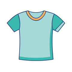 t shirt vector icon, clothing vector illustration - simple illustration of t shirt perfect for logos, and clothing-themed designs.