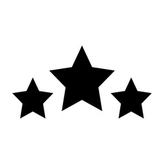 Stars Glyph Icon Design