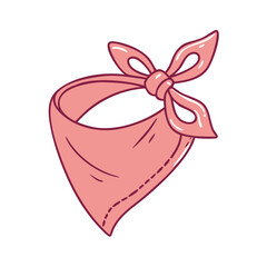 bandanas vector icon, accessories vector illustration - simple illustration of bandanas perfect for logos, and accessories-themed designs.