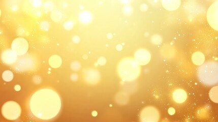 Golden Lights Abstract Background