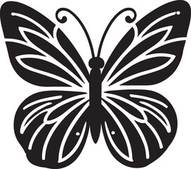 butterfly silhouette this is a editable file 