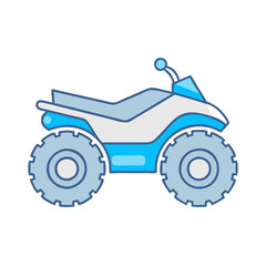 atv all terrain  vector icon, vehicles vector illustration - simple illustration of atv all terrain perfect for logos, and vehicles-themed designs.