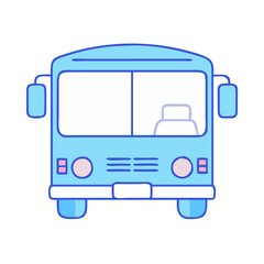 bus vector icon, vehicles vector illustration - simple illustration of bus perfect for logos, and vehicles-themed designs.