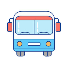 bus vector icon, vehicles vector illustration - simple illustration of bus perfect for logos, and vehicles-themed designs.