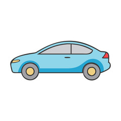 coupe vector icon, vehicles vector illustration - simple illustration of coupe perfect for logos, and vehicles-themed designs.