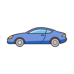 coupe vector icon, vehicles vector illustration - simple illustration of coupe perfect for logos, and vehicles-themed designs.