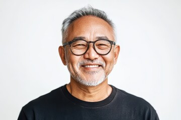 Obraz premium Portrait of elderly couple with a blurred casino background