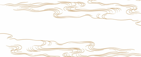 Fototapeta premium Hand drawn bamboo branch element on white background decorations in vintage style. Art abstract leaves template design.
