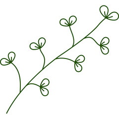 Hand Drawn Aesthetic Leaves