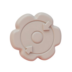 Obraz premium 3d vector icon. Cogwheel gear, setting symbol. Repair, optimizing, workflow concept. on Isolated transparent background png. generated with AI