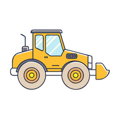 road roller vector icon, vehicles vector illustration - simple illustration of road roller perfect for logos, and vehicles-themed designs.
