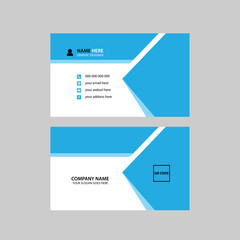 Modern minimalist business card design