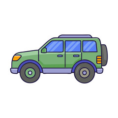 suv sport utility  vector icon, vehicles vector illustration - simple illustration of suv sport utility  perfect for logos, and vehicles-themed designs.