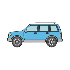suv sport utility  vector icon, vehicles vector illustration - simple illustration of suv sport utility  perfect for logos, and vehicles-themed designs.