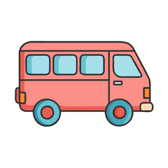 van vector icon, vehicles vector illustration - simple illustration of van perfect for logos, and vehicles-themed designs.