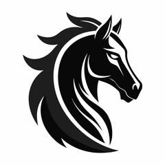 horse head silhouette