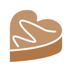 Valentine chocolate icon