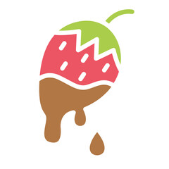 Chocolate fondue icon