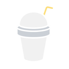 Plastic cup icon