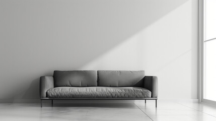 white sofa in a room