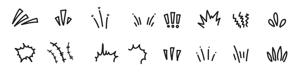 Vintage expression sign with illustration style doodle vector