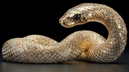 Diamond and Gold Snake: A Luxurious and Exquisite Wildlife-Inspired Masterpiece of Jewelry Art