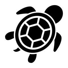 Fototapeta premium Turtle Glyph Icon Design