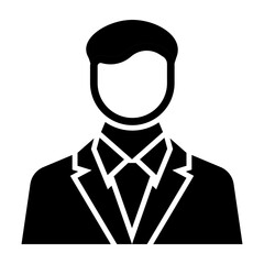 Groom Glyph Icon Design