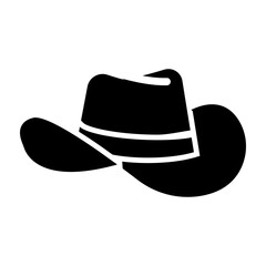 Hat Glyph Icon Design