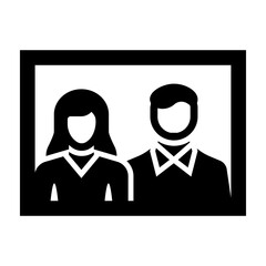 Wedding Photography Glyph Icon Design