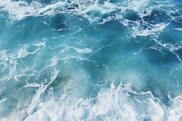 Obraz premium Turquoise coastal water texture Background