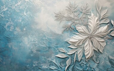 Artistic Paper Collage on Textured Background