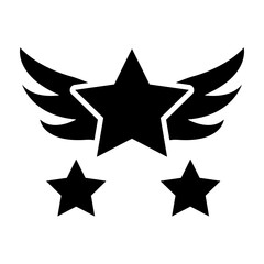 Star Glyph Icon Design