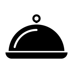 Dish Glyph Icon Design