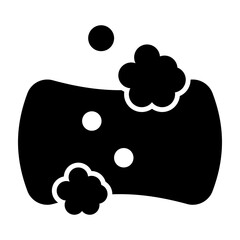 Soap Bar Glyph Icon Design