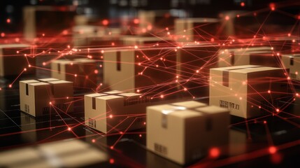 Global Logistics Network:  Efficient Supply Chain Management and Data Visualization