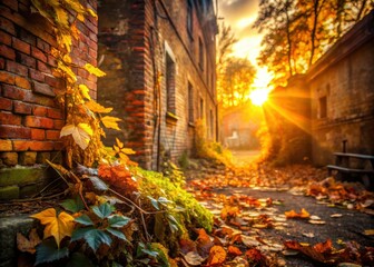 Urban exploration's autumnal hues: golden hour cityscape photography.