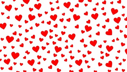 red hearts background, 14 February valentine's day