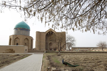 The Mausoleum of Khawaja Ahmed Yasawi is a mausoleum in the city of Turkestan, in southern...