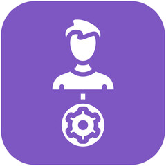 Out Source vector icon illustration of Human Resource iconset.