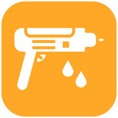Fototapeta premium Water Gun vector icon illustration of Children Toys iconset.